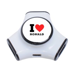 I Love Ronald 3-port Usb Hub by ilovewhateva