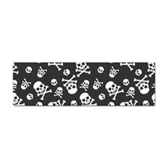 Skull-crossbones-seamless-pattern-holiday-halloween-wallpaper-wrapping-packing-backdrop Sticker Bumper (100 pack)