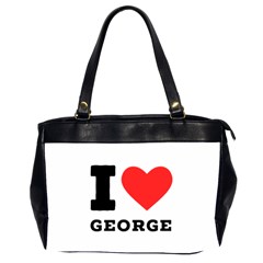 I Love George Oversize Office Handbag (2 Sides)