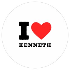 I Love Kenneth Round Trivet by ilovewhateva