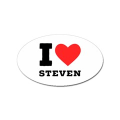 I Love Steven Sticker Oval (100 Pack) by ilovewhateva