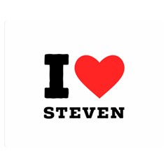 I Love Steven Premium Plush Fleece Blanket (medium) by ilovewhateva