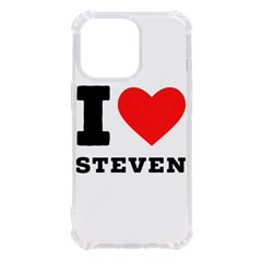 I Love Steven Iphone 13 Pro Tpu Uv Print Case by ilovewhateva