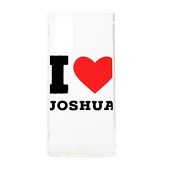 I Love Joshua Samsung Galaxy Note 20 Tpu Uv Case by ilovewhateva