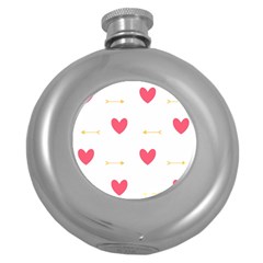 Hearts-36 Round Hip Flask (5 Oz) by nateshop