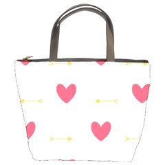 Hearts-36 Bucket Bag by nateshop