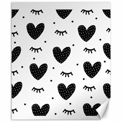 Hearts-57 Canvas 8  X 10  by nateshop