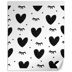 Hearts-57 Canvas 11  X 14  by nateshop