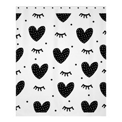 Hearts-57 Shower Curtain 60  X 72  (medium)  by nateshop