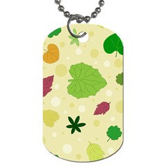 Leaves-140 Dog Tag (one Side) by nateshop