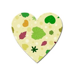 Leaves-140 Heart Magnet by nateshop