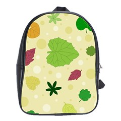 Leaves-140 School Bag (xl) by nateshop