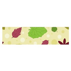 Leaves-140 Oblong Satin Scarf (16  X 60 ) by nateshop
