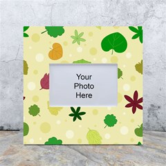 Leaves-140 White Box Photo Frame 4  X 6  by nateshop