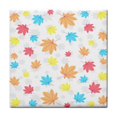 Leaves-141 Tile Coaster by nateshop