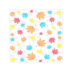 Leaves-141 Square Satin Scarf (30  X 30 )