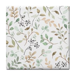 Leaves-147 Tile Coaster