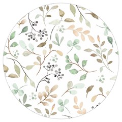 Leaves-147 Round Trivet by nateshop