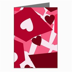 Pink-17 Greeting Cards (pkg Of 8)