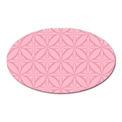 Pink-75 Oval Magnet by nateshop