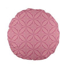 Pink-75 Standard 15  Premium Round Cushions