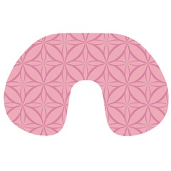 Pink-75 Travel Neck Pillow by nateshop