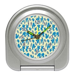 Rose-blue Travel Alarm Clock by nateshop