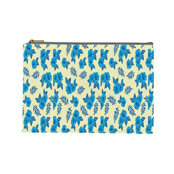 Rose-blue Cosmetic Bag (Large)