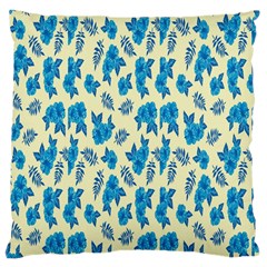 Rose-blue Large Cushion Case (one Side)