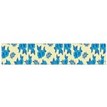 Rose-blue Small Premium Plush Fleece Scarf Front