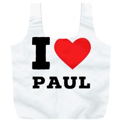 I Love Paul Full Print Recycle Bag (xxl) by ilovewhateva