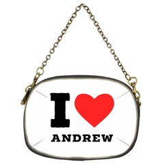 I Love Andrew Chain Purse (two Sides) by ilovewhateva