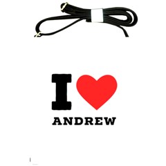 I Love Andrew Shoulder Sling Bag by ilovewhateva