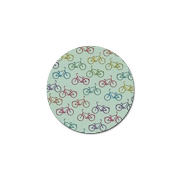 Bicycle Bikes Pattern Ride Wheel Cycle Icon Golf Ball Marker (4 pack)