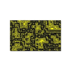 Background Graphic Beautiful Wallpaper Yellow Sticker Rectangular (10 Pack) by Jancukart