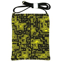 Background Graphic Beautiful Wallpaper Yellow Shoulder Sling Bag by Jancukart