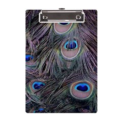 Peacock Feathers Peacock Bird Feathers A5 Acrylic Clipboard