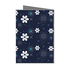 Flowers Pattern Pattern Flower Texture Mini Greeting Cards (pkg Of 8) by Jancukart