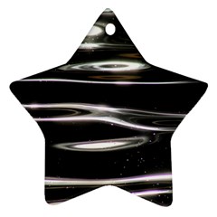 Water Lake Water Surface Reflection Nature Star Ornament (two Sides) by Jancukart