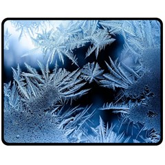 Pattern Frosty Frost Glass Fleece Blanket (medium) by Jancukart