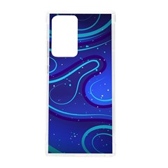 Spiral Shape Blue Abstract Samsung Galaxy Note 20 Ultra Tpu Uv Case by Jancukart