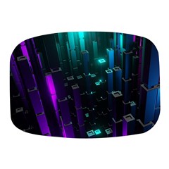 Abstract Building City 3d Mini Square Pill Box