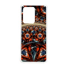 Fractal Floral Ornaments Rings 3d Sphere Floral Pattern Neon Art Samsung Galaxy S20 Ultra 6 9 Inch Tpu Uv Case by Jancukart