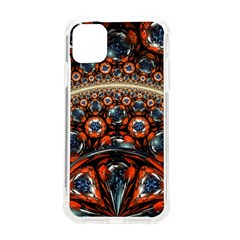 Fractal Floral Ornaments Rings 3d Sphere Floral Pattern Neon Art Iphone 11 Tpu Uv Print Case by Jancukart