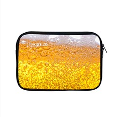 Texture Pattern Macro Glass Of Beer Foam White Yellow Bubble Apple Macbook Pro 15  Zipper Case