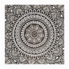 Mandala Circles Drawing Pattern Medium Glasses Cloth (2 Sides)