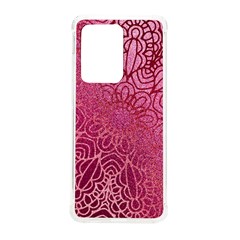 Pink Mandala Glitter Bohemian Girly Glitter Samsung Galaxy S20 Ultra 6 9 Inch Tpu Uv Case by Semog4
