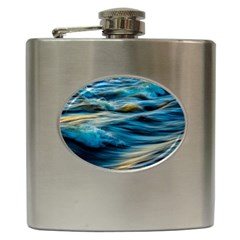 Waves Abstract Waves Abstract Hip Flask (6 Oz) by Semog4