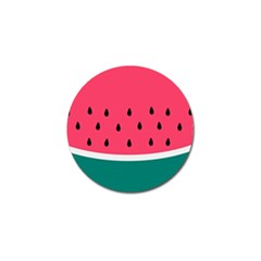 Watermelon Fruit Pattern Golf Ball Marker