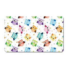 Owl Bird Magnet (rectangular)